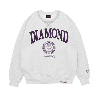 Moletom Diamond College Crest Crew Neck