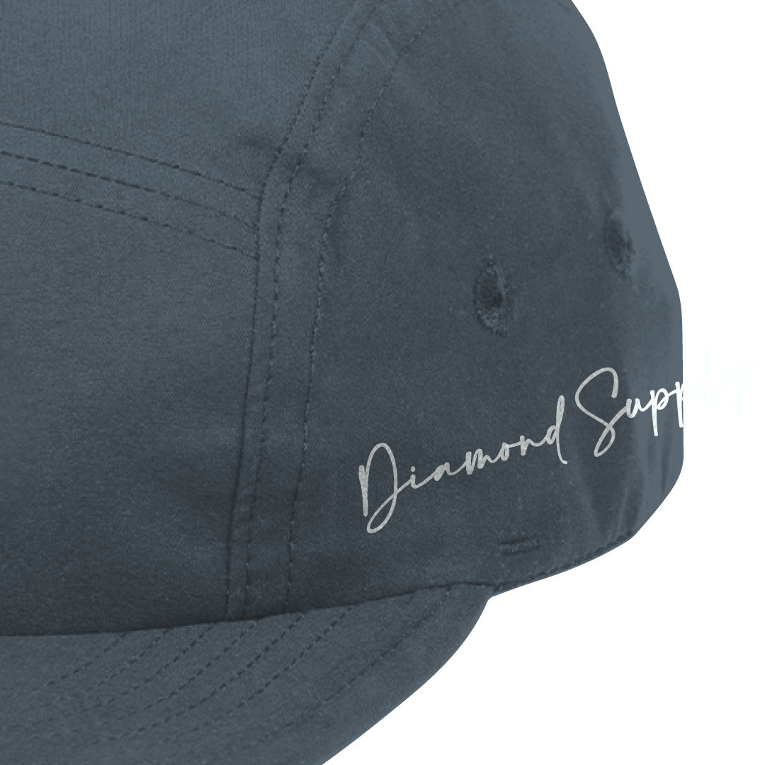 Boné Diamond Un Polo Script 5 Panel