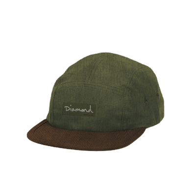 Boné Diamond Og Script Corduroy 5 Panel