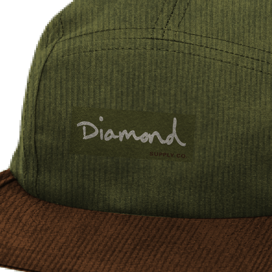Boné Diamond Og Script Corduroy 5 Panel