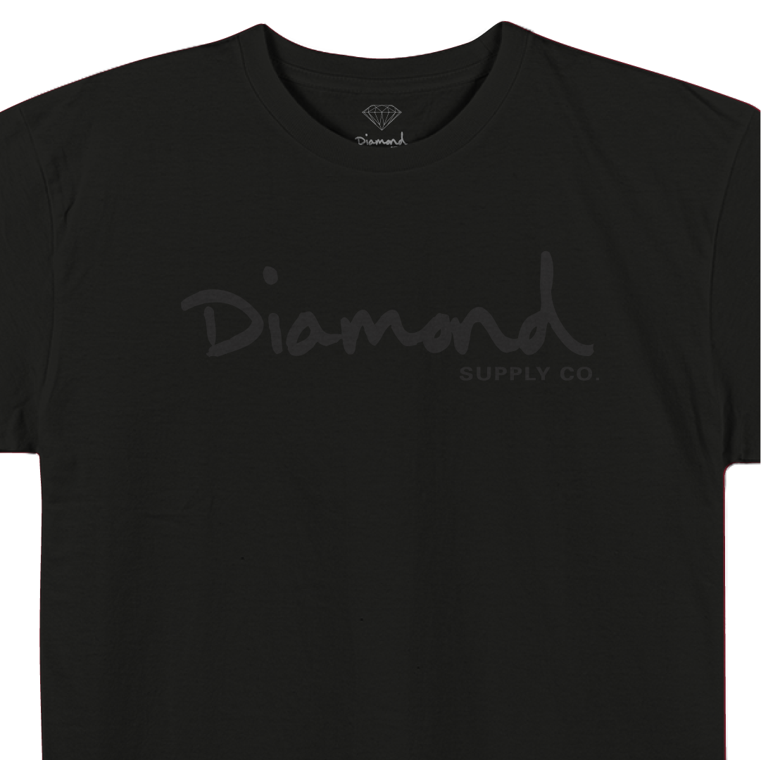 Camiseta Diamond Og Script Tee