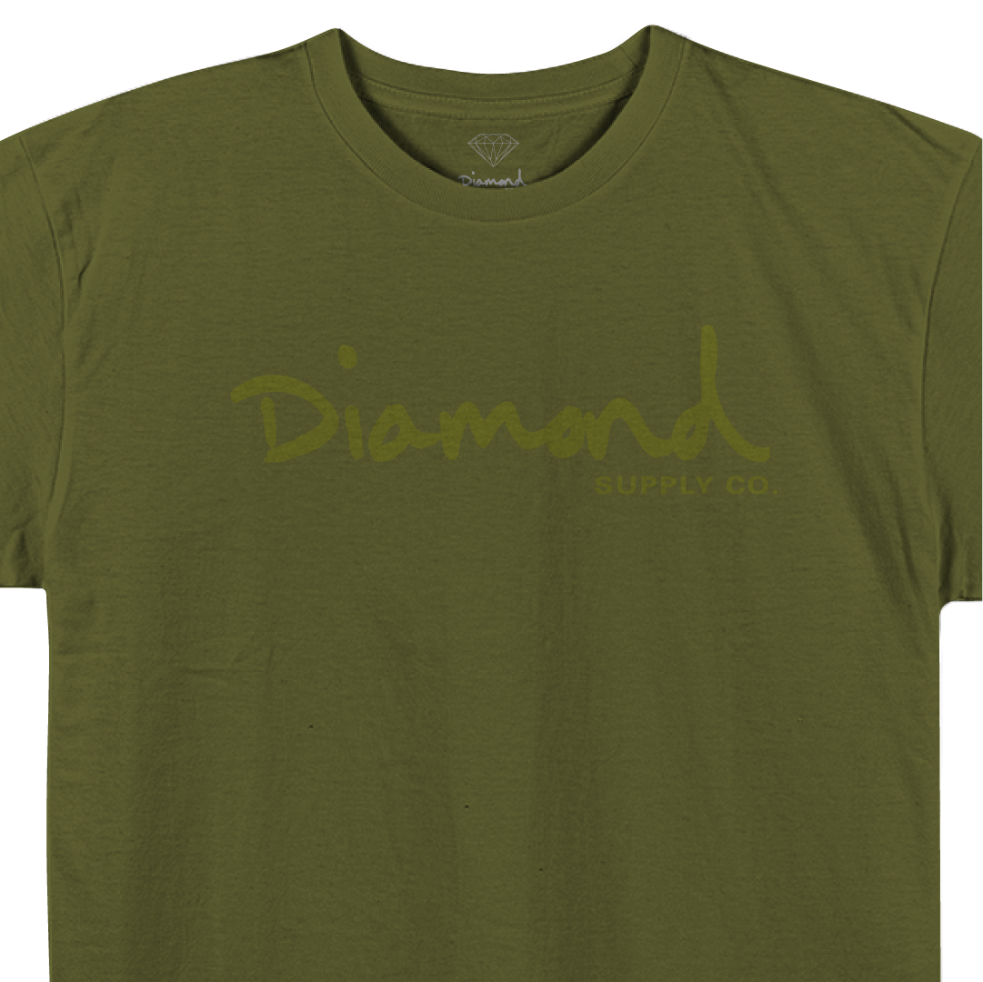Camiseta Diamond Og Script Tee