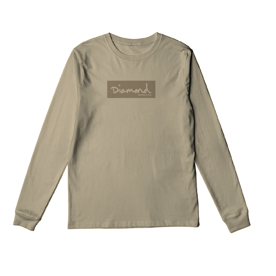 Camiseta Diamond Tonal Box Logo L/s Tee
