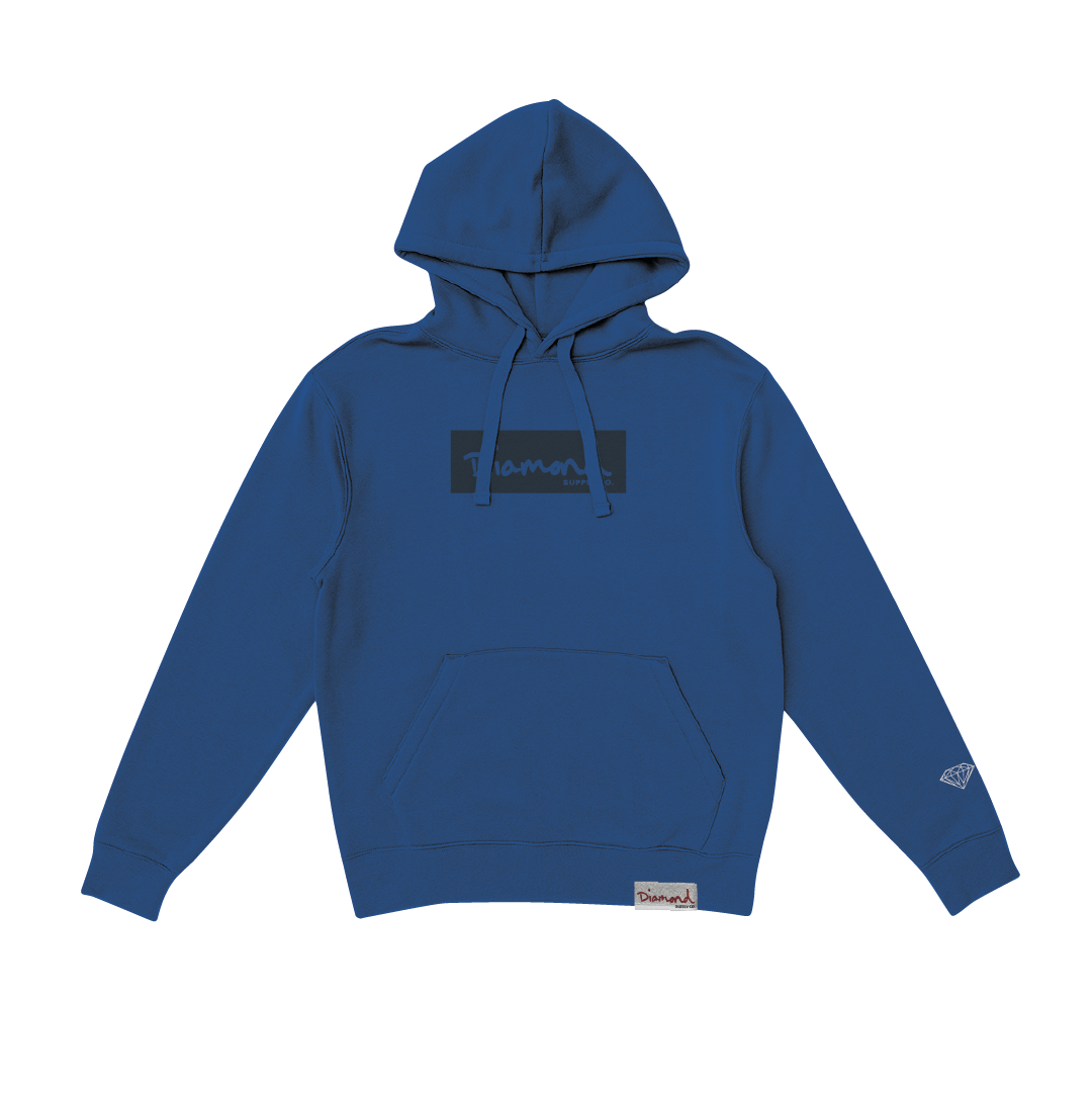 Moletom Diamond Tonal Box Logo Hoodie