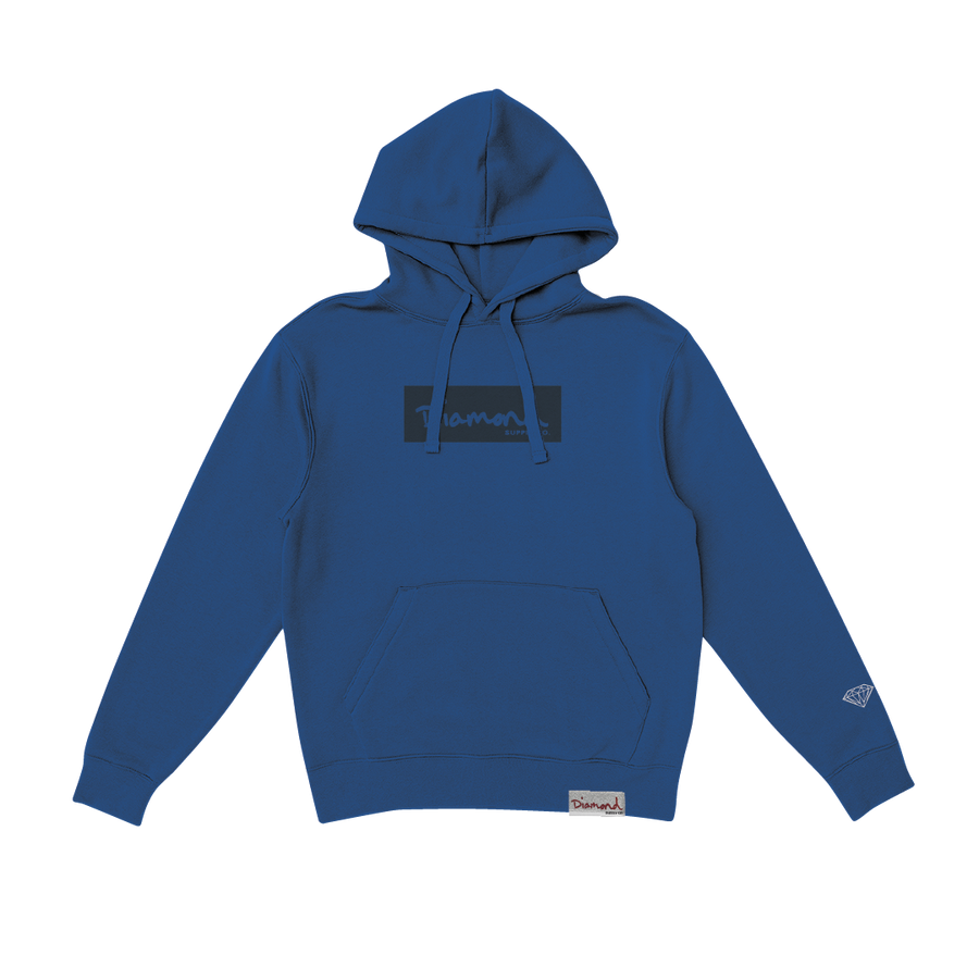 Moletom Diamond Tonal Box Logo Hoodie