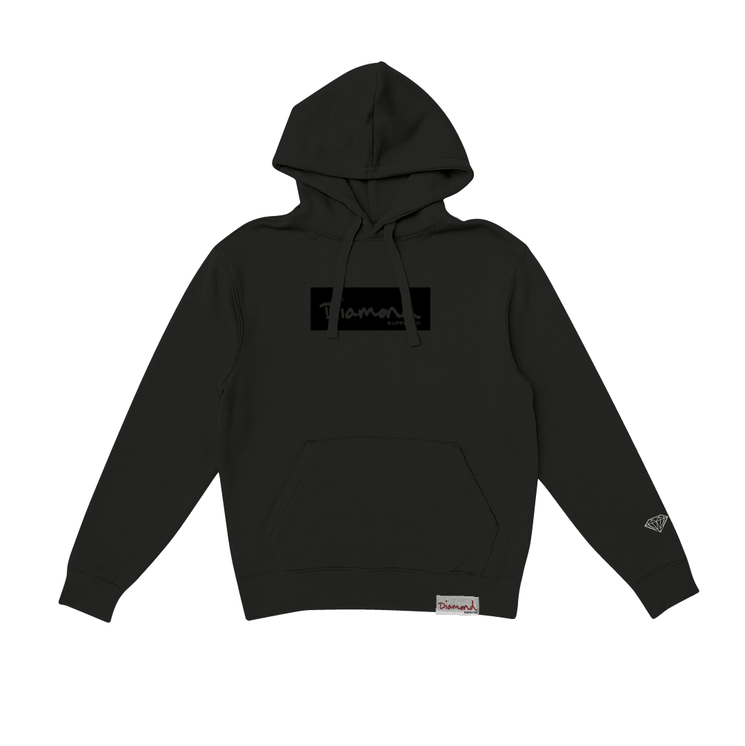 Moletom Diamond Tonal Box Logo Hoodie