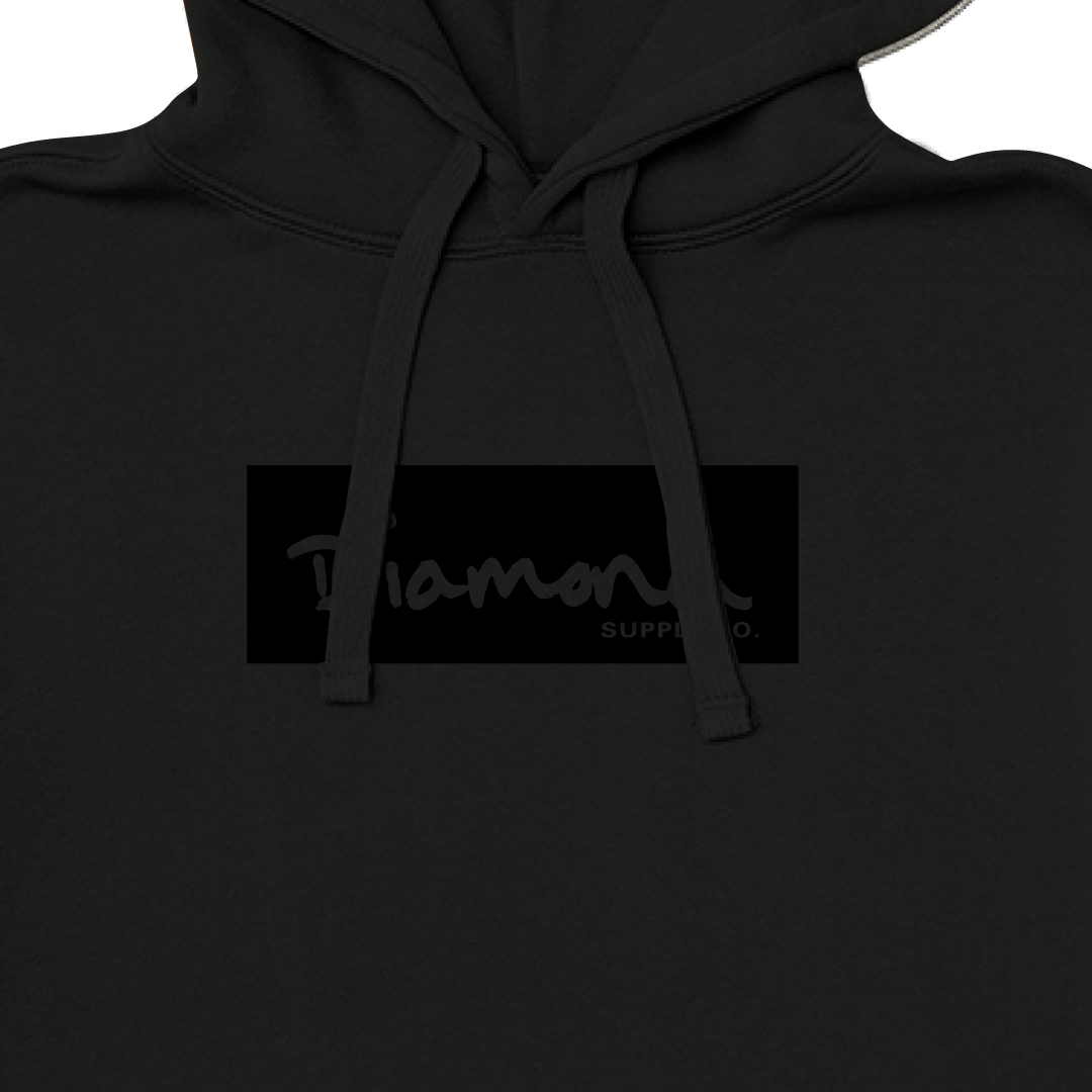 Moletom Diamond Tonal Box Logo Hoodie