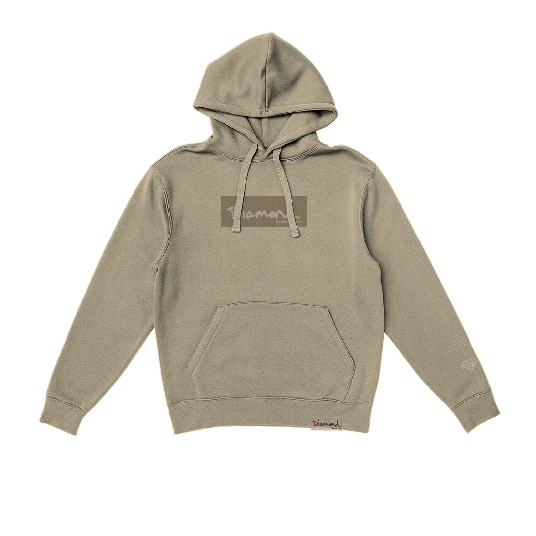 Moletom Diamond Tonal Box Logo Hoodie