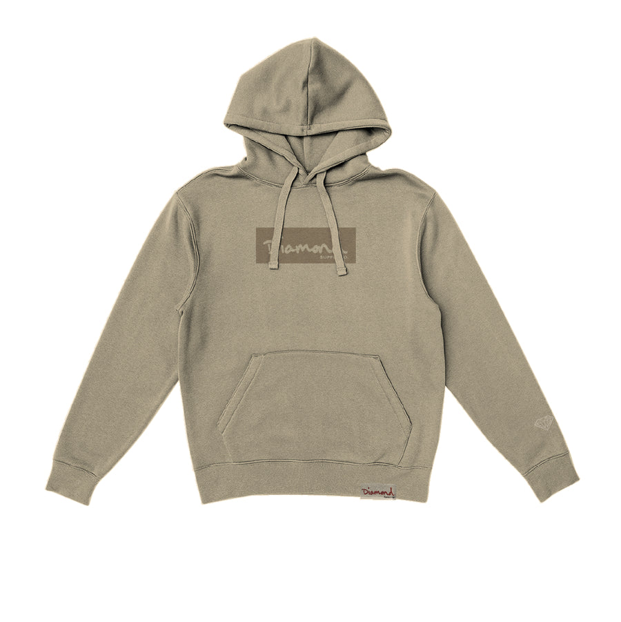 Moletom Diamond Tonal Box Logo Hoodie