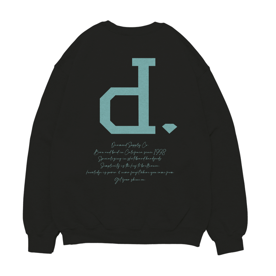 Moletom Diamond Un Polo Script Crew Neck