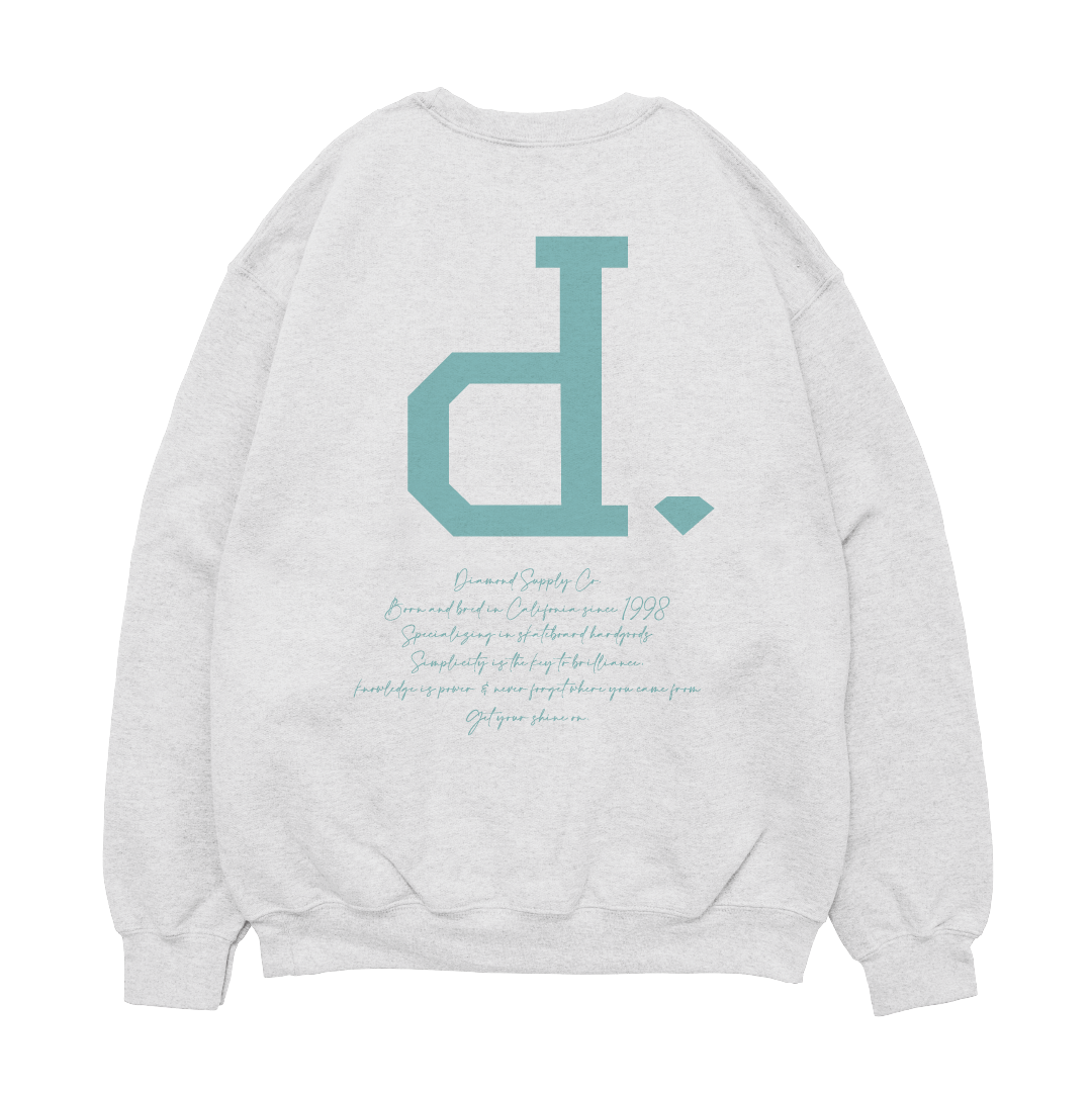 Moletom Diamond Un Polo Script Crew Neck