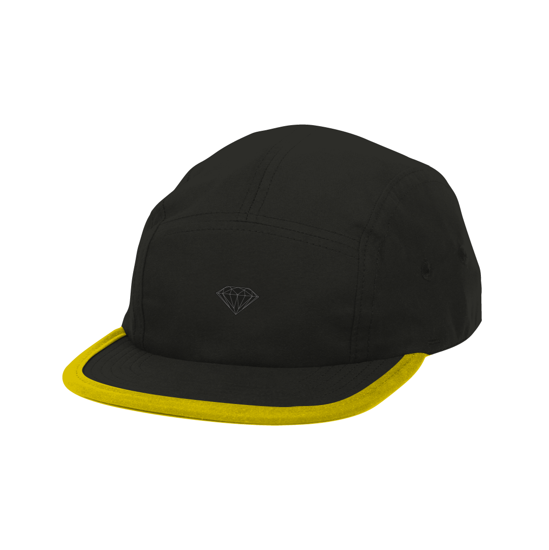 Boné Diamond Brilliant Rubber Applique 5 Panel Camper
