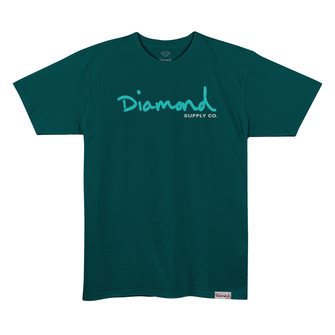 Camiseta Diamond Og Script Tee