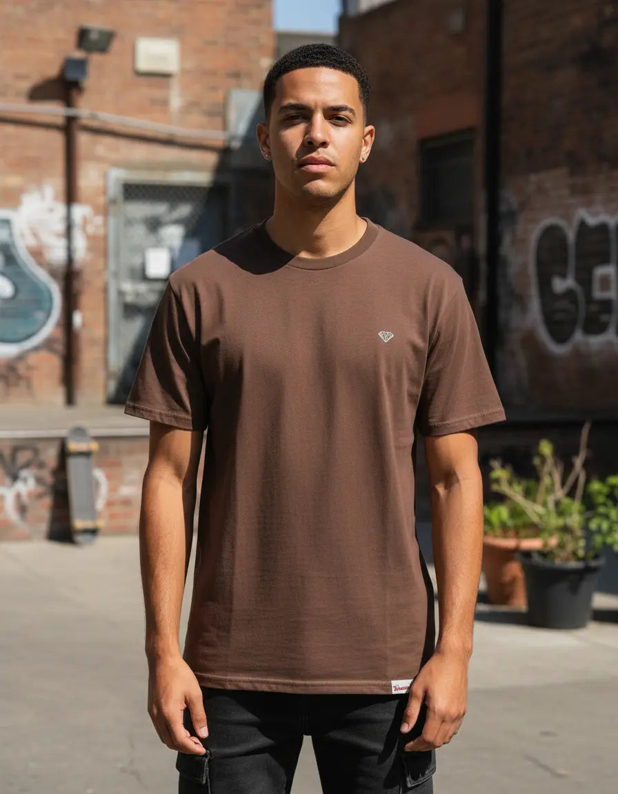 Camiseta Diamond Supply Co Mini Label Masculina